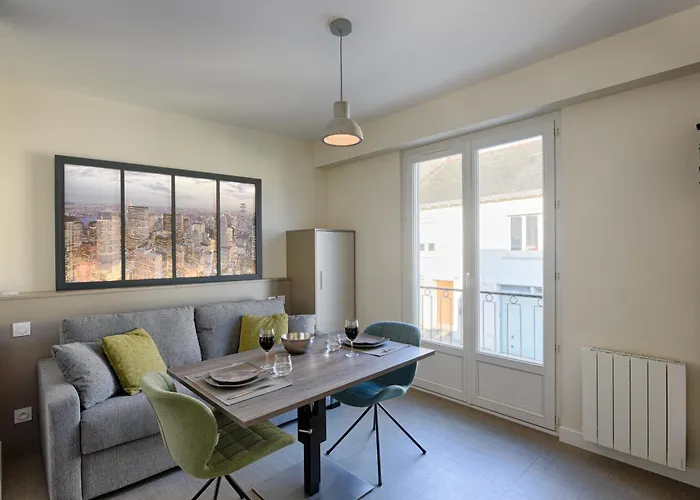 公寓 Le Baron Centre - Garage Prive - Wifi Fibre - Classe 3 Etoiles *